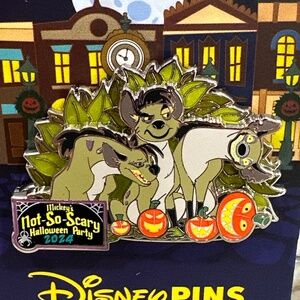 Disney Mickeys Not So Scary Halloween Party 2024 Lion King HYENAS Pin LR NEW